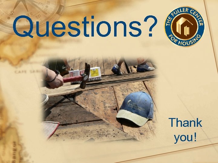 Questions? Thank you! 