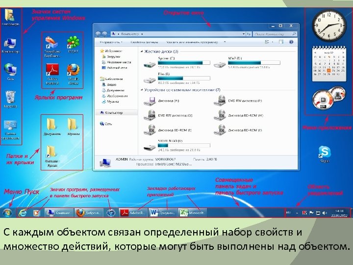 Из каких частей состоит обозначение файла в операционной системе windows тест