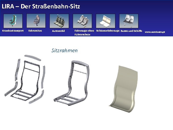 LIRA – Der Straßenbahn-Sitz Krankentransport Fahrersitze Automobil Fahrzeuge ohne Führerschein Schienenfahrzeuge Busse und Schiffe