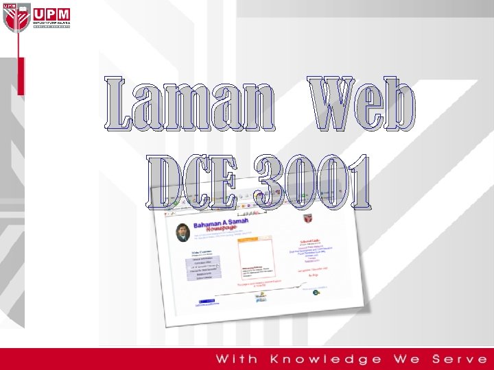Laman Web DCE 3001 