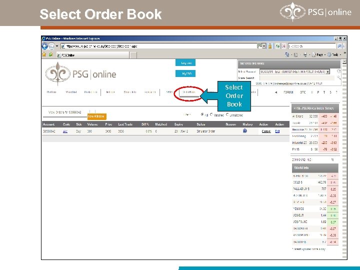 Select Order Book 