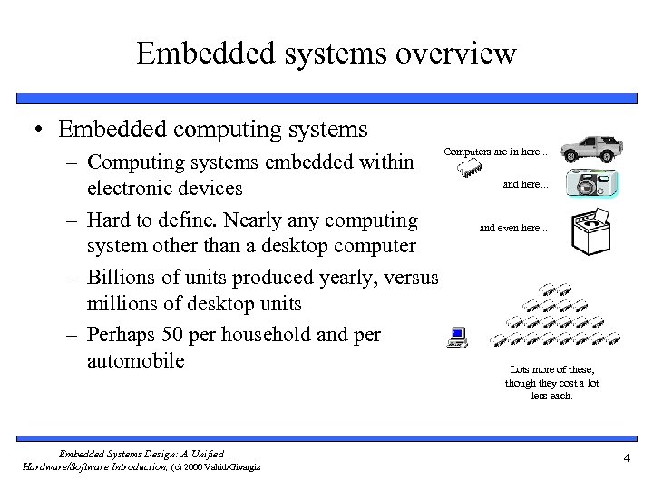 Embedded Systems Design A Unified Hardware Software Introduction Chapter