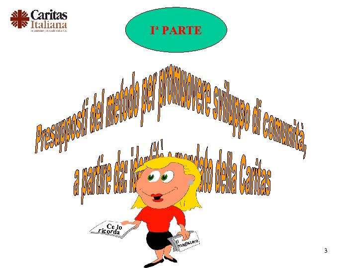 Iª PARTE Ce ricordlo a Il gistero ma 3 