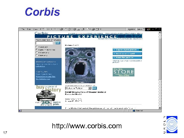 Corbis http: //www. corbis. com 17 