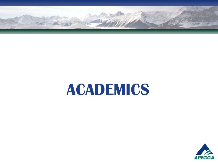 ACADEMICS 
