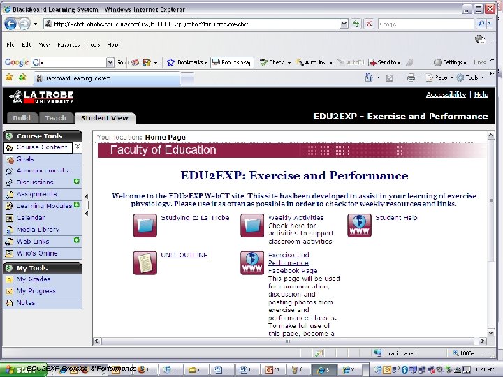 EDU 2 EXP Exercise & Performance 