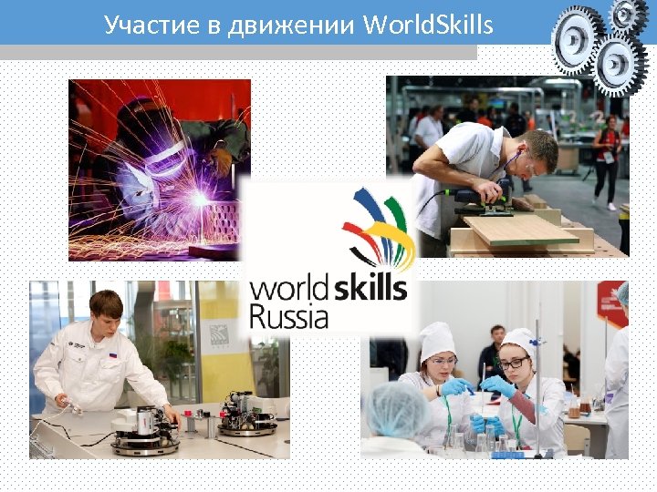 Участие в движении World. Skills 