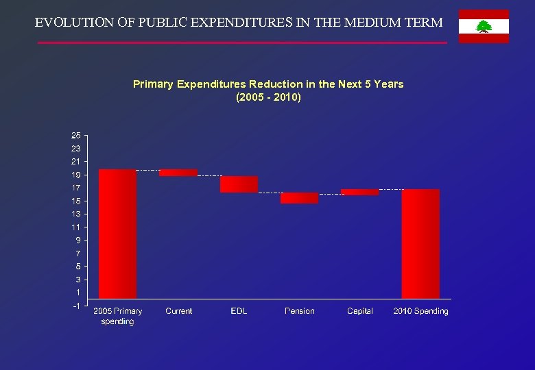 EVOLUTION OF PUBLIC EXPENDITURES IN THE MEDIUM TERM Primary Expenditures Reduction in the Next