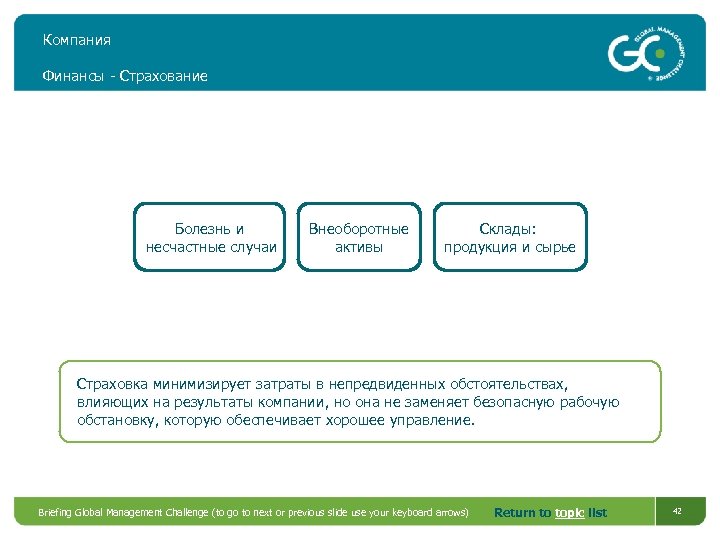 Компания Финансы - Страхование Болезнь и несчастные случаи Внеоборотные активы Склады: продукция и сырье