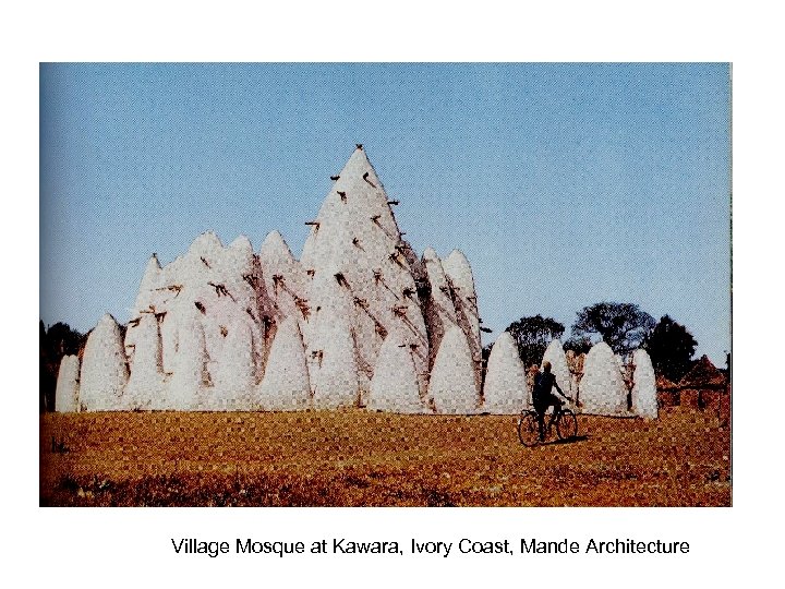 Village Mosque at Kawara, Ivory Coast, Mande Architecture 