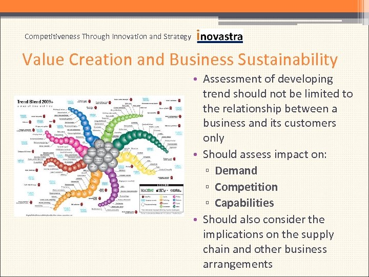 Competitiveness Through Innovation and Strategy Value Creation and Business Sustainability • Assessment of developing