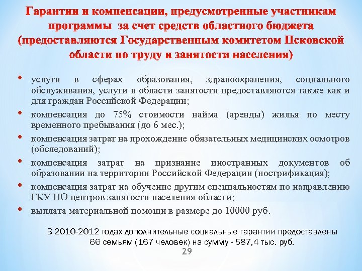  • • • услуги в сферах образования, здравоохранения, социального обслуживания, услуги в области