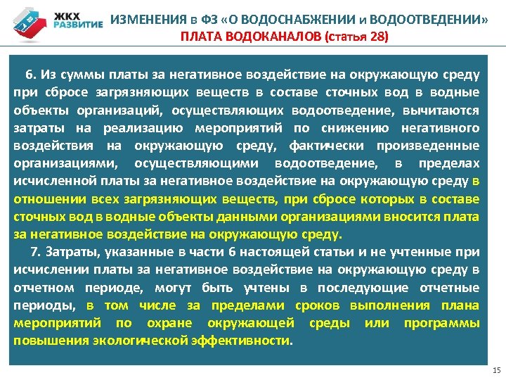 Внести закон. Негативное воздействие сточных вод. Мероприятия по водоотведению. План мероприятий по снижению негативного воздействия. Письмо в Водоканал о плате за негативное воздействие.