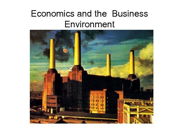 Economics and the Business Environment 