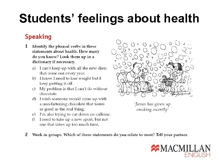 Students’ feelings about health 