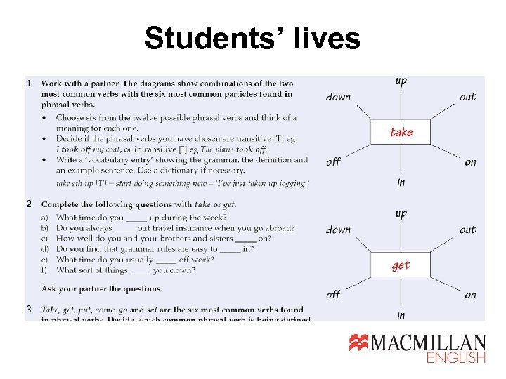 Students’ lives 