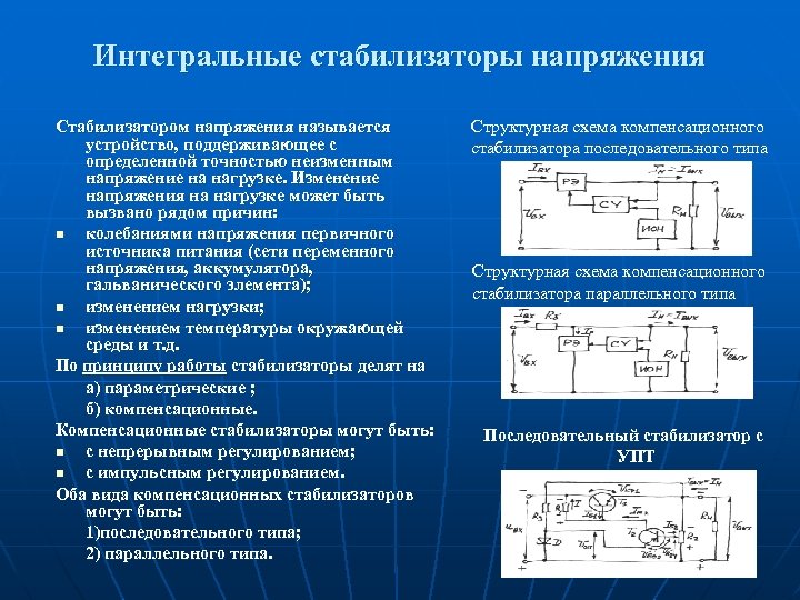 Линейные интегральные схемы