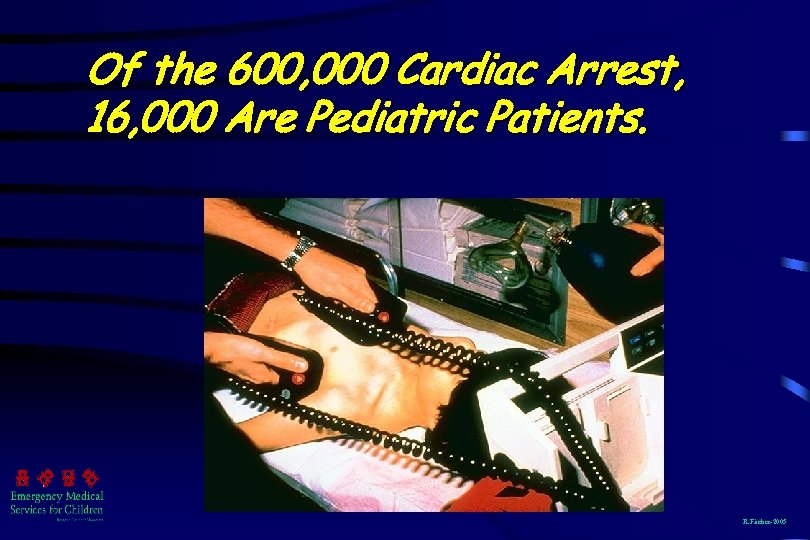 Of the 600, 000 Cardiac Arrest, 16, 000 Are Pediatric Patients. R. Fischer-2005 