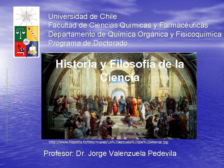 Universidad de Chile Facultad de Ciencias Químicas y Farmacéuticas Departamento de Química Orgánica y