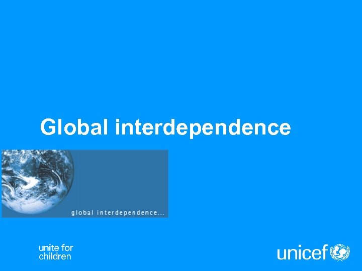 Global interdependence 