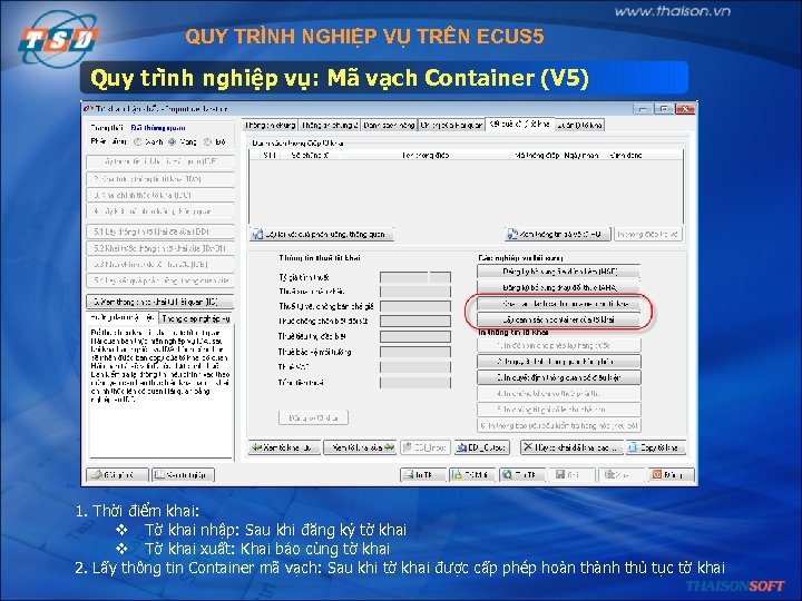 QUY TRÌNH NGHIỆP VỤ TRÊN ECUS 5 Quy tri nh nghiệp vụ: Mã vạch