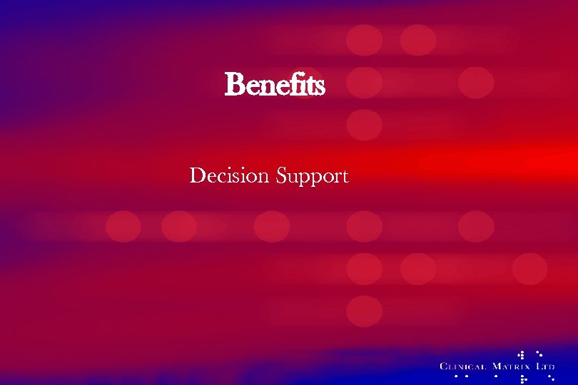 Benefits Decision Support 