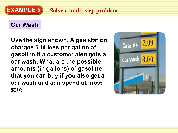 car wash problem solving