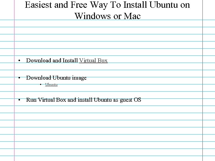 Easiest and Free Way To Install Ubuntu on Windows or Mac • Download and