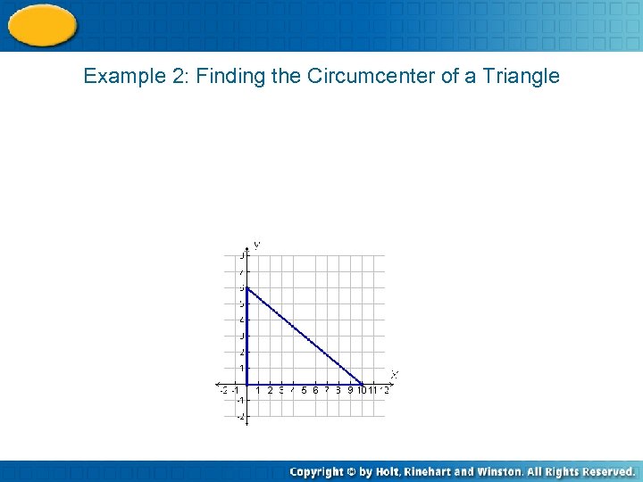 Example 2: Finding the Circumcenter of a Triangle 