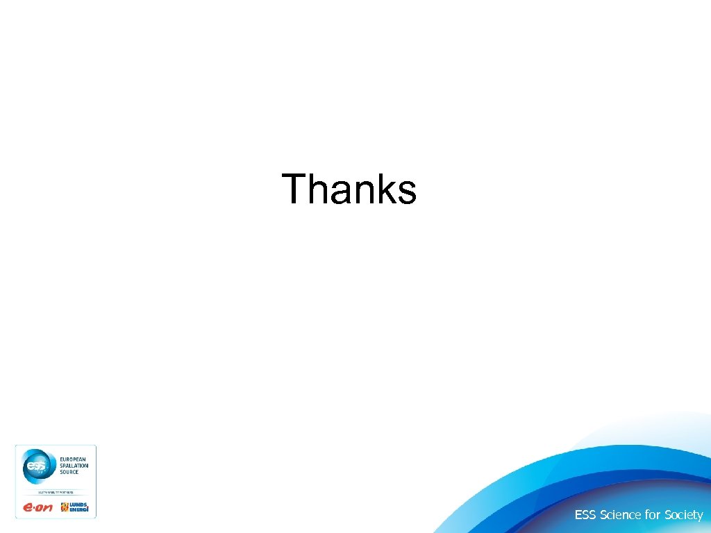 Thanks ESS Science for Society 