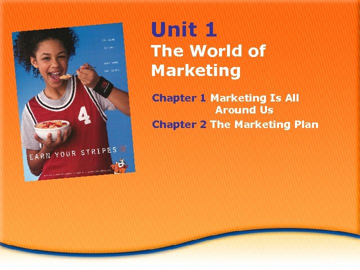 Unit 1 The World of Marketing Chapter 1 Marketing Is All Around Us Chapter