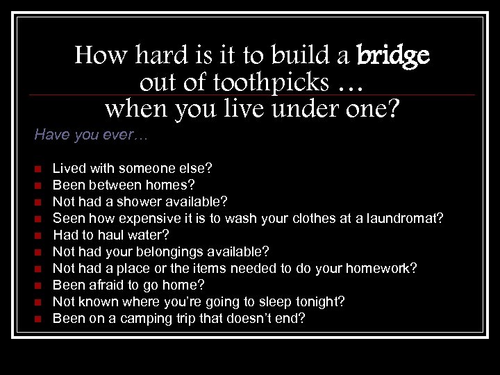 How hard is it to build a bridge out of toothpicks … when you