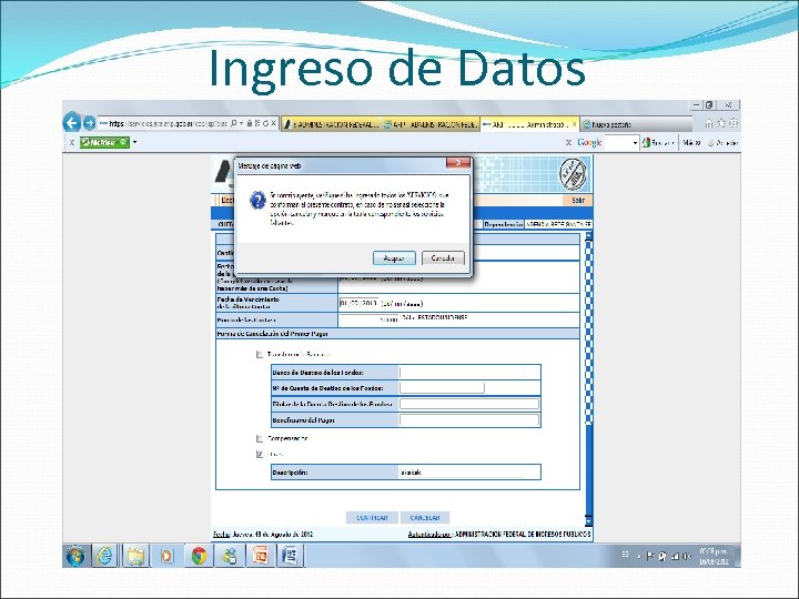 Ingreso de Datos 