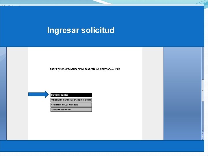 Ingresar solicitud 