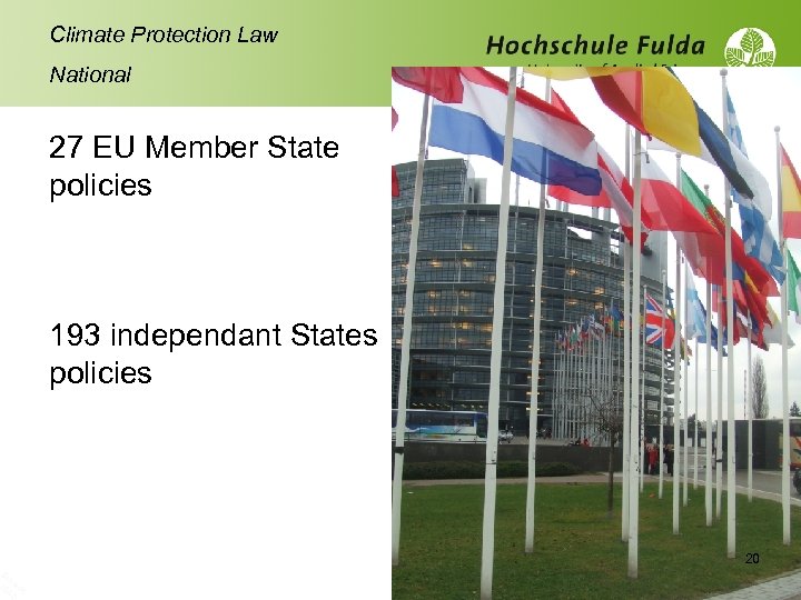 Sc h 10 rade /10 r Climate Protection Law National 27 EU Member State
