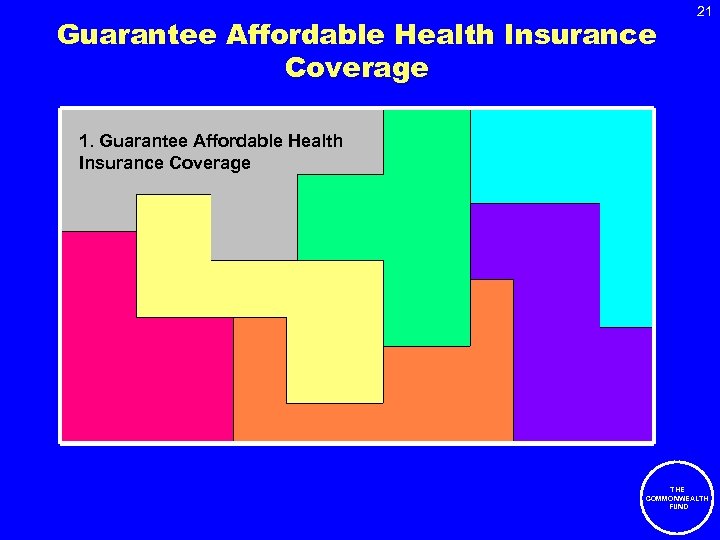 Guarantee Affordable Health Insurance Coverage 21 1. Guarantee Affordable Health Insurance Coverage THE COMMONWEALTH