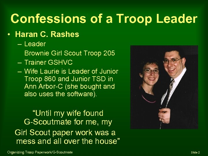 Confessions of a Troop Leader • Haran C. Rashes – Leader Brownie Girl Scout