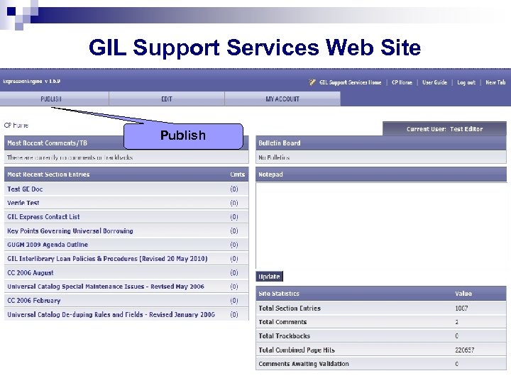 GIL Support Services Web Site Publish 