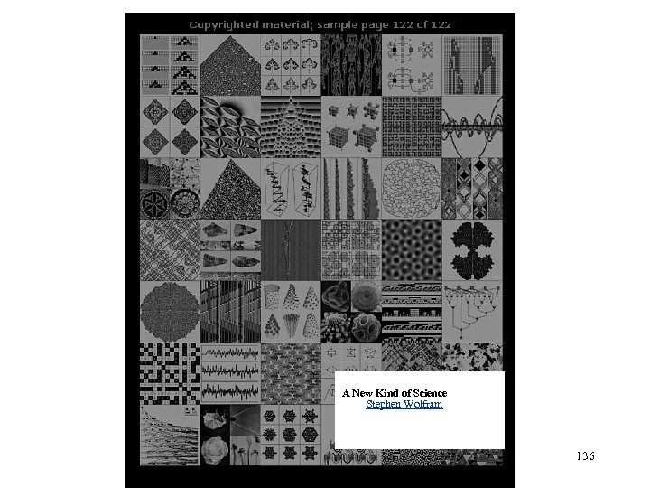 A New Kind of Science Stephen Wolfram 136 