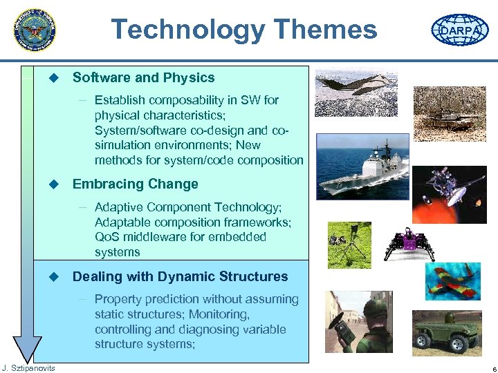 Technology Themes u DARPA Software and Physics – Establish composability in SW for physical