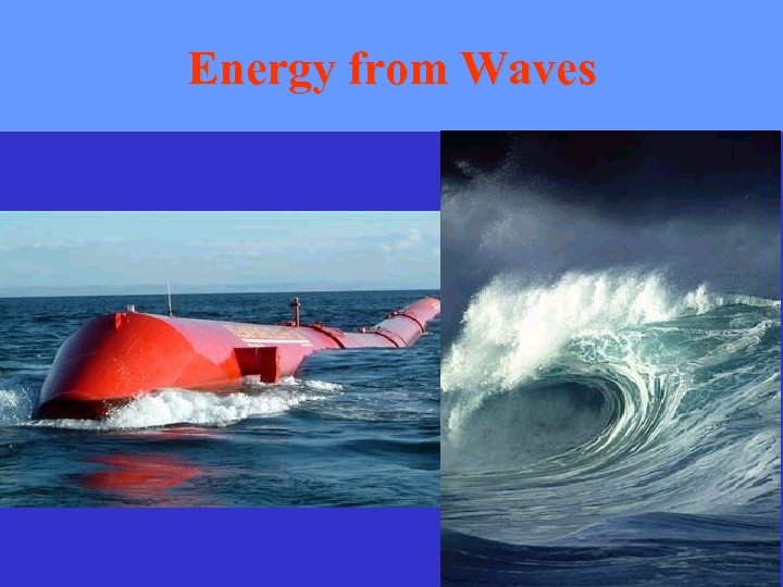 Energy from Waves 