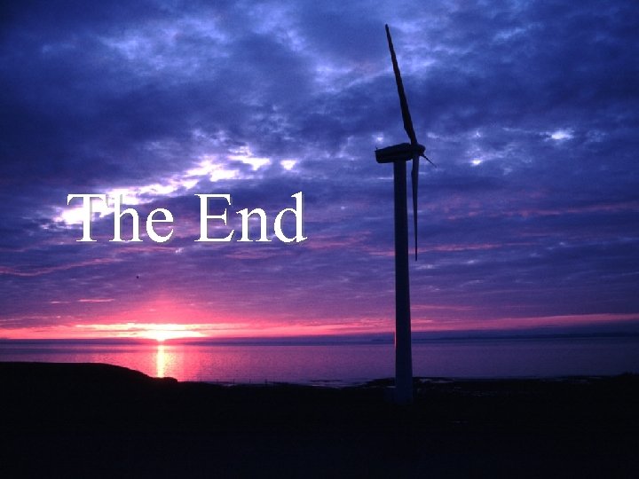 The End 