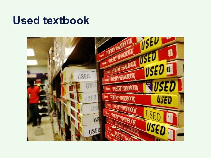 Used textbook 