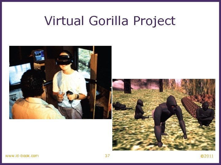 Virtual Gorilla Project www. id-book. com 37 © 2011 