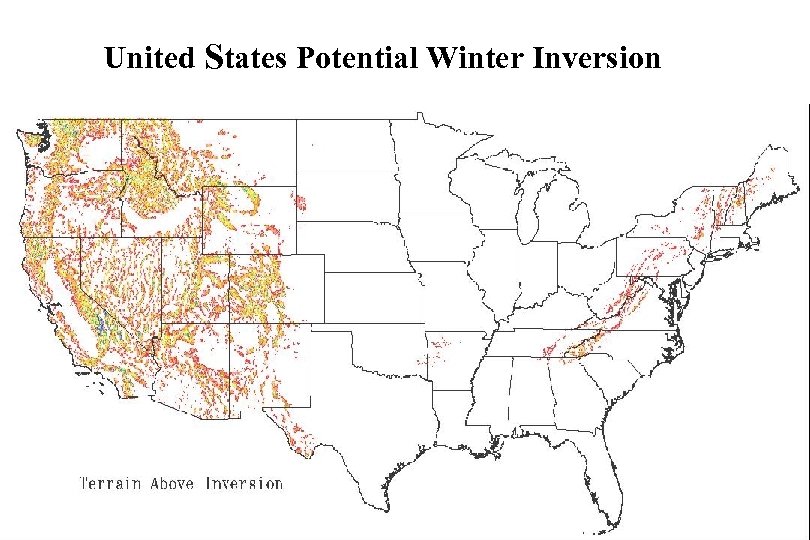 United States Potential Winter Inversion 