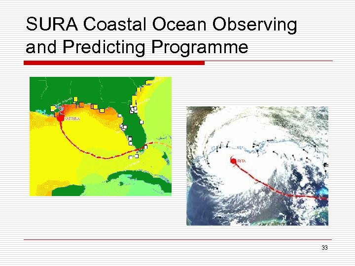 SURA Coastal Ocean Observing and Predicting Programme 33 