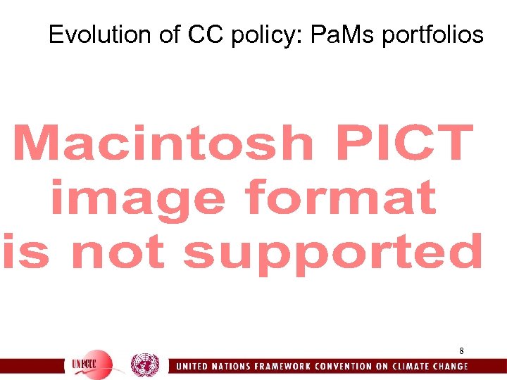 Evolution of CC policy: Pa. Ms portfolios 8 