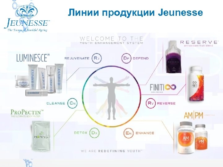 Линии продукции Jeunesse 
