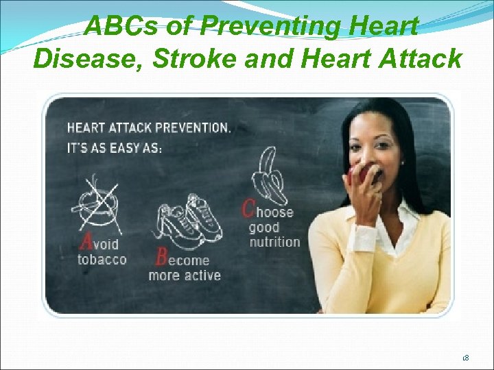 ABCs of Preventing Heart Disease, Stroke and Heart Attack 18 