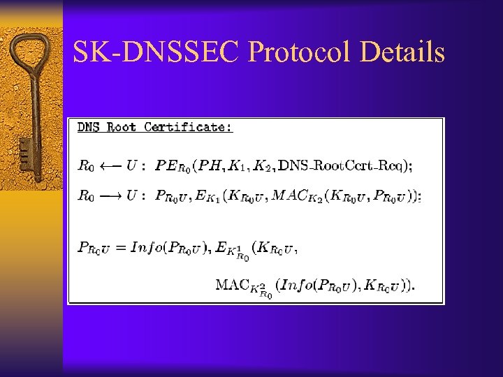 SK-DNSSEC Protocol Details 